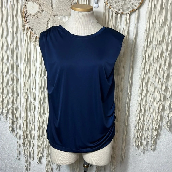 Ramy Brook Blue Erica Top Size Small - Picture 3 of 10
